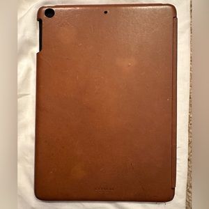 Coach leather iPad cover